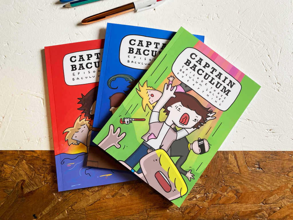 Captain Baculum definitive physical editions books 1-3